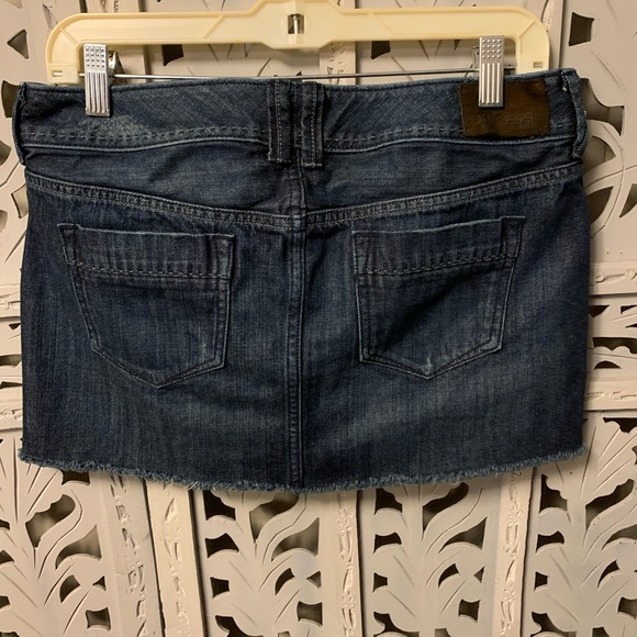 EXPRESS SHORT JEAN SKIRT - Picture 4 of 5
